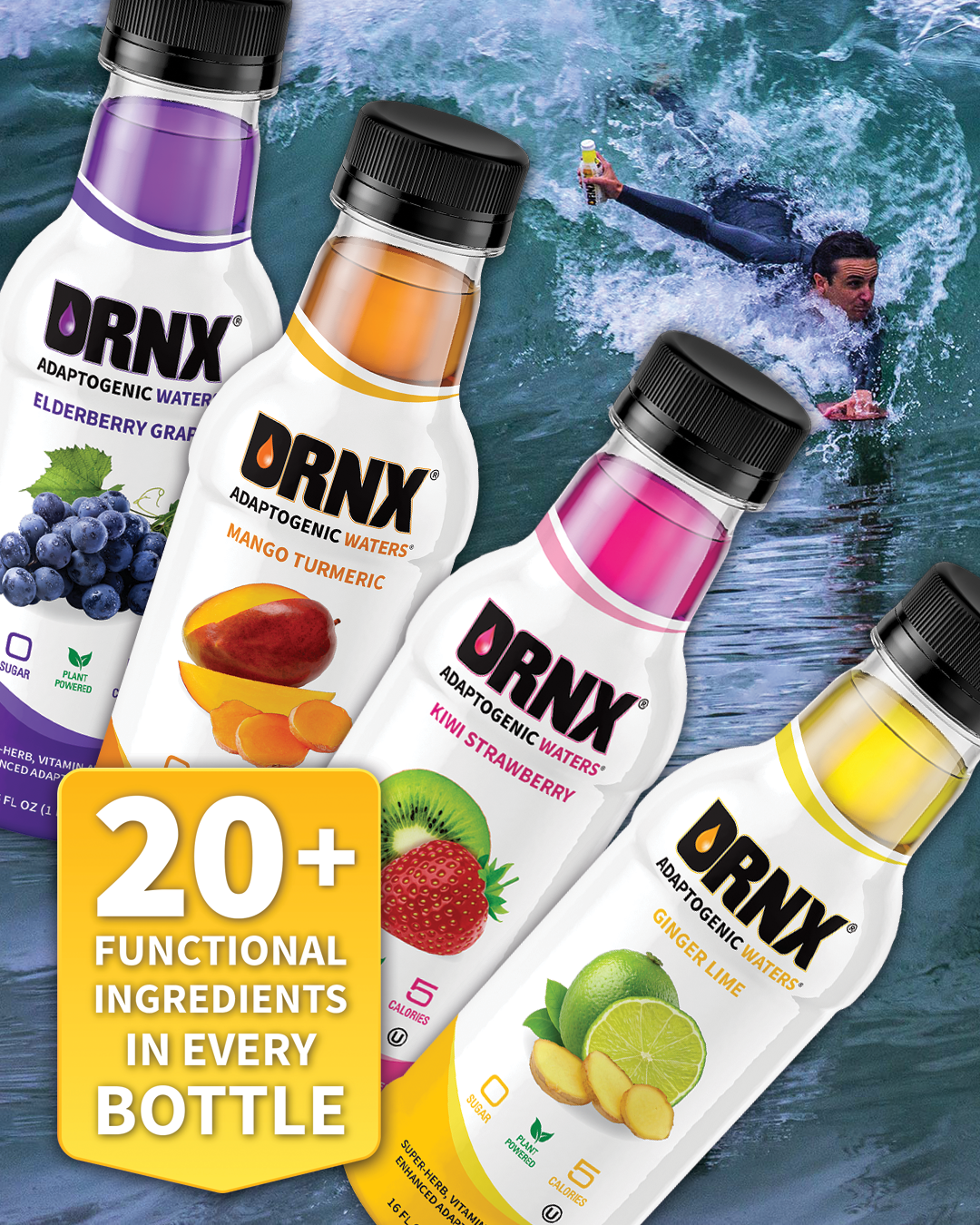 DRNX Adaptogenic Waters